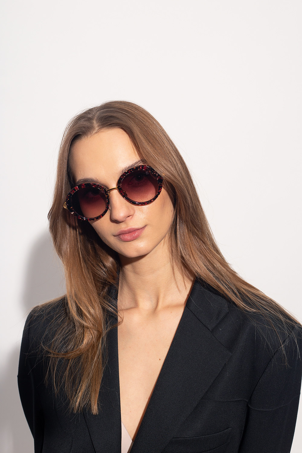 Anna Karin Karlsson retrosuperfuture red sunglasses